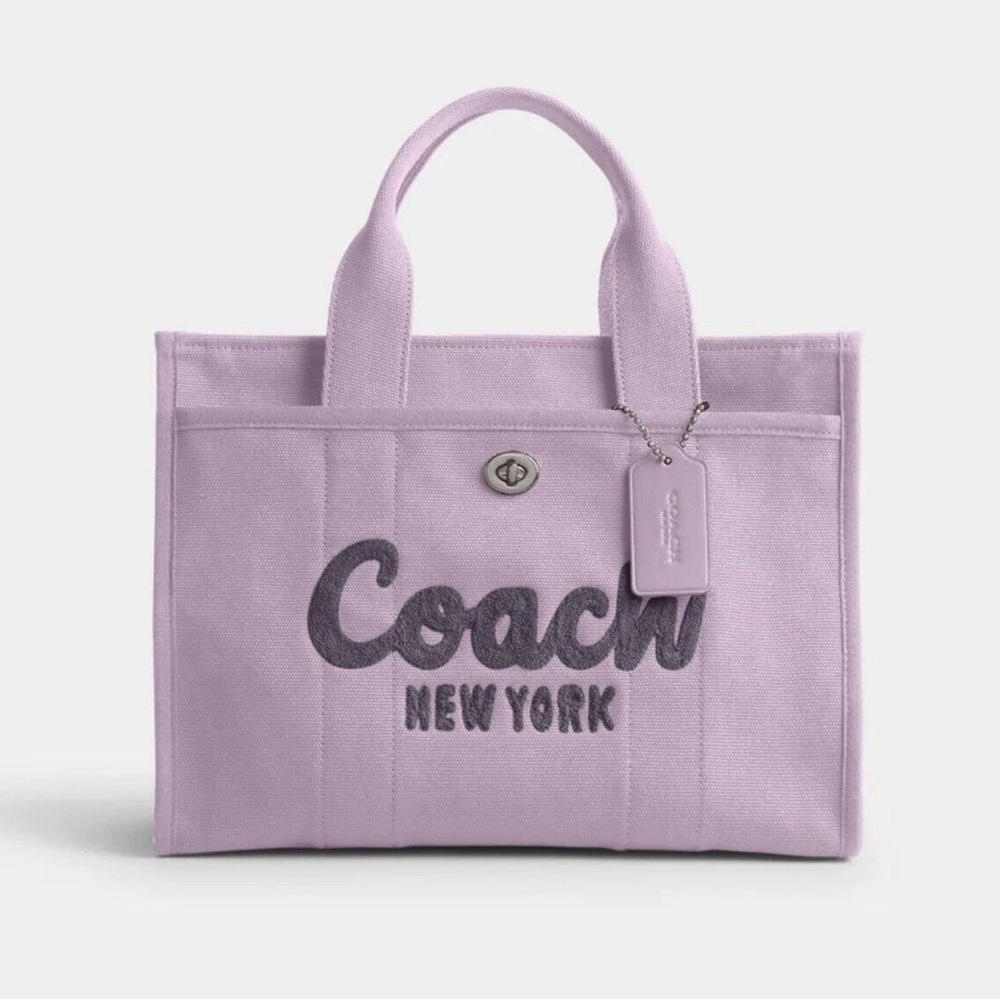 Coach Cargo Purple Tote Bag